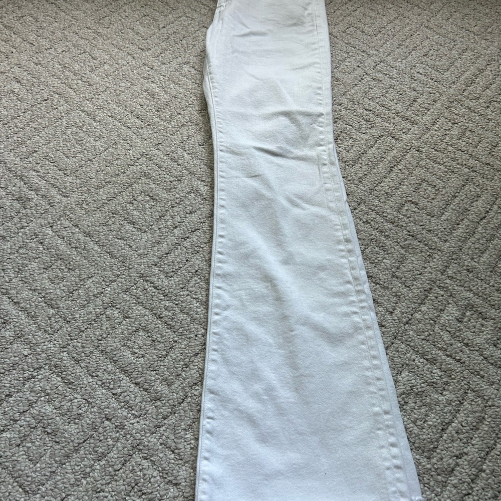 Ag Adriano Goldschmied White Flare & Wide Leg Jeans